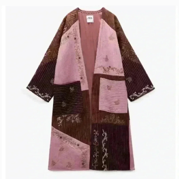 ✨50%OFF✨NWT Zara Limited Edition Patchwork Cardigan XS-S - Picture 5 of 8